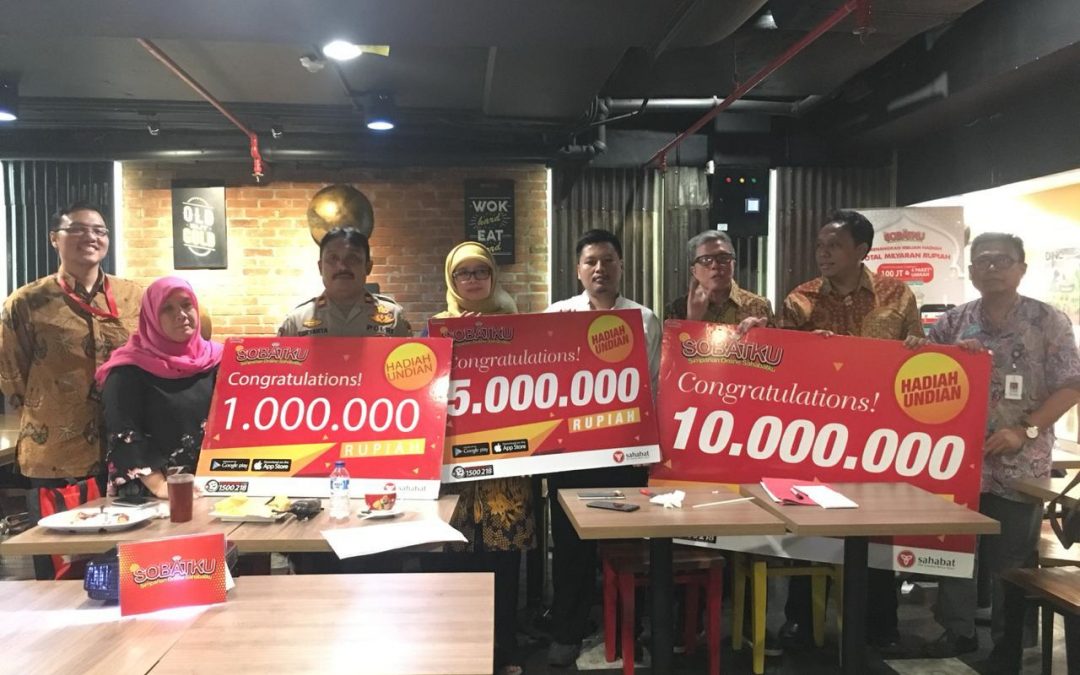 Undian Total Milyaran Rupiah Sepanjang Tahun SOBATKU, Kembali di Gelar