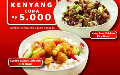 KENYANG! Cuma Rp 5000 di Rice Bowl