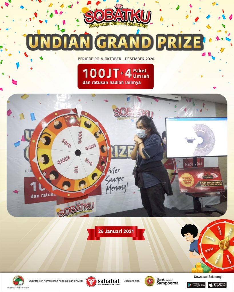 Undian Grand Prize 26 Januari 2021