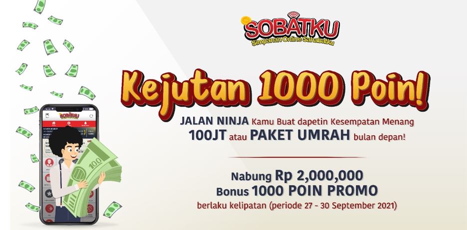 KEJUTAN 1000 POIN, JALAN NINJA JADI JUTAWAN